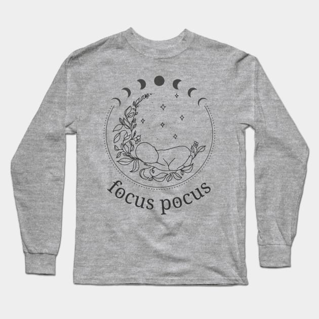 Focus Pocus | Newborn photographer t-shirt design Long Sleeve T-Shirt by Rainbow Kin Wear